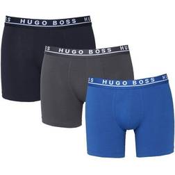 HUGO BOSS Stretch Cotton Boxer 3-pack - Light Blue