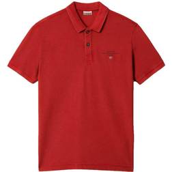Napapijri Elbas Short Sleeve Polo Shirt - Red