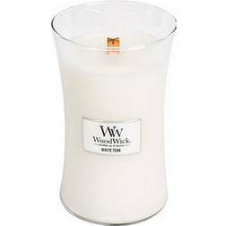 Woodwick White Teak Large Scented Candle