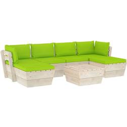 vidaXL 3063587 Outdoor Lounge Set, 1 Table incl. 4 Sofas