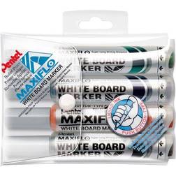 Pentel Maxiflo White Board Marker 4-pack