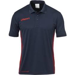 Uhlsport Score Polo Shirt - Navy/Fluo Red