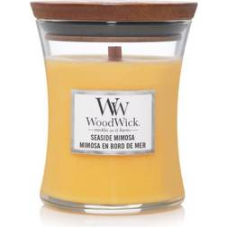 Woodwick Seaside Mimosa Medium Scented Candle 275g