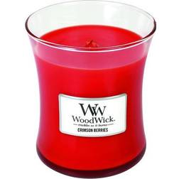 Woodwick Crimson Berries Medium Scented Candle 275g