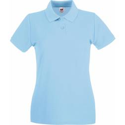 Fruit of the Loom Premium Short Sleeve Polo Shirt - Sky Blue