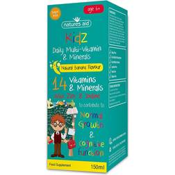 Natures Aid Kidz Multi-Vitamin & Minerals Banana 150 ml