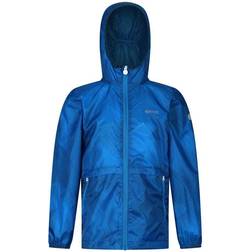 Regatta Kid's Bagley Waterproof Hooded Packaway Walking Jacket - Nautical Blue