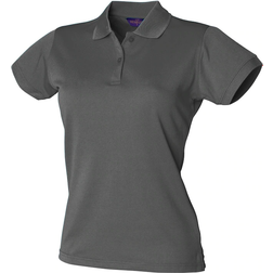Henbury Ladies Coolplus Polo Shirt - Charcoal Grey
