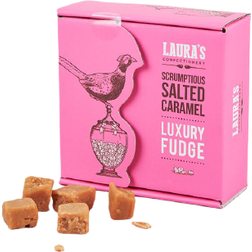 Laura's Confectionery Salted Caramel Fudge Box 200g