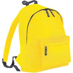 BagBase Fashion Backpack 18L - Yellow/Graphite Grey
