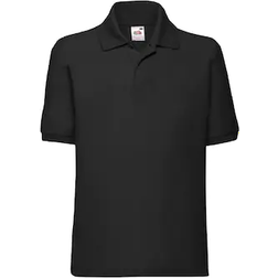 Fruit of the Loom Kid's 65/35 Pique Polo Shirt (2-pack) - Black