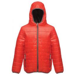 Regatta Kid's Stormforce Thermal Insulated Hooded Jacket - Classic Red