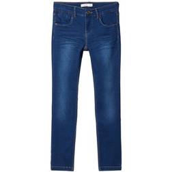 Name It Power Stretch Sweat Denim Slim Fit Jeans - Blue/Dark Blue Denim (13181150)