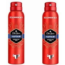 Old Spice Captain Deo Spray 2-pack