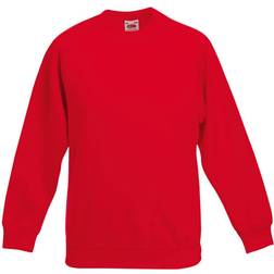 Fruit of the Loom Kid's Raglan Sleeve Sweatshirt - Red