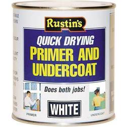 Rustins Quick Dry Primer & Undercoat Wood Paint White 2.5L