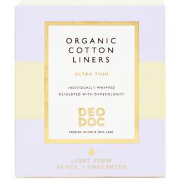 DeoDoc Organic Cotton Liners 24-pack