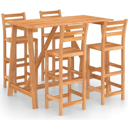 vidaXL 3057850 Outdoor Bar Set, 1 Table incl. 4 Chairs