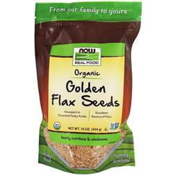 Now Foods Organic Golden Flax Seeds 454g