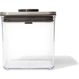 OXO Good Grips Steel Pop Big Square Short Kitchen Container 2.6L