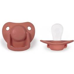 Filibabba Pacifiers Coral 6m+ 2-pack