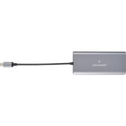 Kramer Multiport USB C - USB A/USB C/HDMI/RJ45 Adapter