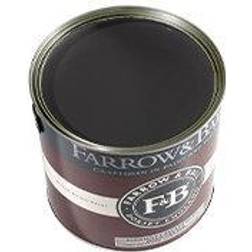 Farrow & Ball Estate No.256 Wall Paint, Ceiling Paint Pitch Black 2.5L