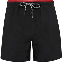 ASQUITH & FOX Swim Shorts - Black/Red