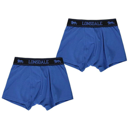Lonsdale Junior Boy's Trunk 2-pack - Blue