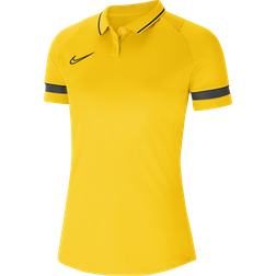Nike Academy 21 Polo Shirt Women - TourYellow/Black/Anthracite