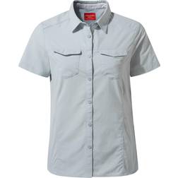 Craghoppers W Nosilife Adventure II Short Sleeves Shirt - Mineral Blue