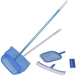 vidaXL Pool Cleaning Set with Pool Net and Brush