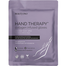 Beauty Pro Hand Therapy Collagen Infused Glove with Removable Finger Tips 17g