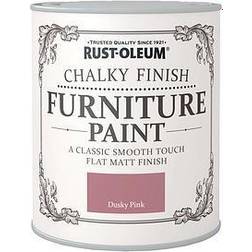 Rust-Oleum Chalky Finish Wood Paint Dusky Pink 0.75L