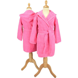 A&R Towels Kid's Hooded Bathrobe - Pink