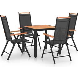 vidaXL 3070628 Patio Dining Set, 1 Table incl. 4 Chairs