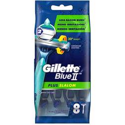 Gillette Blue II Plus Slalom Disposable Razors 8-pack