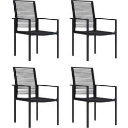 vidaXL 312172 4-pack Garden Dining Chair