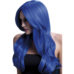 Smiffys Fever Khloe Wig Neon Blue