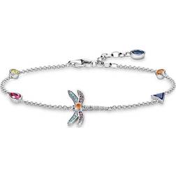 Thomas Sabo Dragonfly Bracelet - Silver/Multicolour