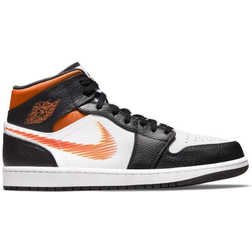 Nike Air Jordan 1 Mid M - White/Team Orange/Black/Total Orange