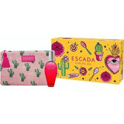 Escada Flor Del Sol Gift Set EdT 30ml + Beauty Bag