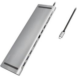 LogiLink USB C-HDMI/RJ45/VGA/USB A/3.5mm Adapter