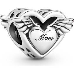 Pandora Angel Wings & Mum Charm - Silver
