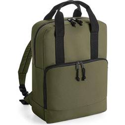 BagBase BG287 Recycled Twin Handle Cooler Backpack - Military Green