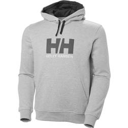 Helly Hansen Men's Logo Hoodie - Grey Melange
