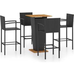 vidaXL 3064866 Outdoor Bar Set, 1 Table incl. 4 Chairs