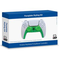 iMP Tech PS5 Faceplate & Thumb Grips Controller Styling Kit - Green