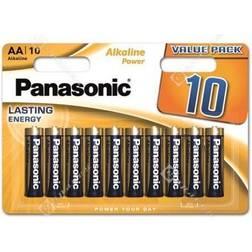 Panasonic Alkaline Power AA 10-pack
