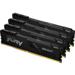 Kingston Fury Beast Black DDR4 3600MHz 4x32GB (KF436C18BBK4/128)